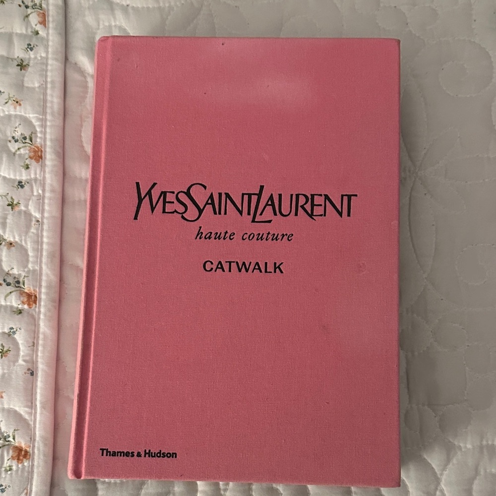 Yves Saint Laurent Pink Haute Couture Catwalk Book